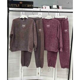 Костюм спортивний жіночий 500228 brown р.S-L "Little Secret" недорого оптом від прямого постачальника