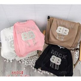 Светер Дитячий на дівчинку 6609 pink р.6-9 "Фунтик" недорого оптом від прямого постачальника