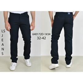 Чоловічі брюки 640172-1 blue р.29-38 "God Baron" недорого оптом від прямого постачальника