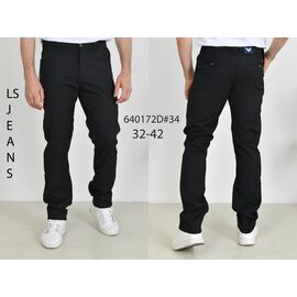 Чоловічі брюки 640172 black р.29-38 "God Baron" недорого оптом від прямого постачальника