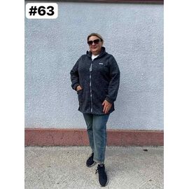 Фотография Кардиган женский 63 d.grey р.52-62 "ZLATA" недорого оптом от прямого поставщика