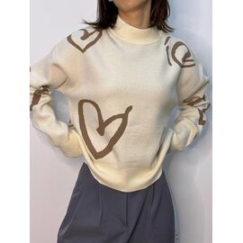 Светр жіночий 0902 l.beige р.42-46 "Kosta" недорого оптом від прямого постачальника