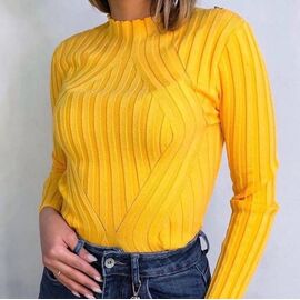 Фотография Гольф женский 237 yellow р.42-46 "Kosta" недорого оптом от прямого поставщика