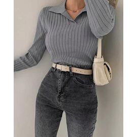 Светр жіночий 827 grey р.42-46 "Kosta" недорого оптом від прямого постачальника