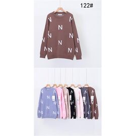 Фотография Свитер женский 122 mix р.one size "FLORA" недорого оптом от прямого поставщика