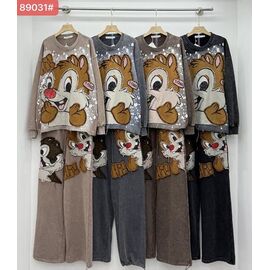 Костюм жіночий 89031 beige р.M-XL "FLORA" недорого оптом від прямого постачальника