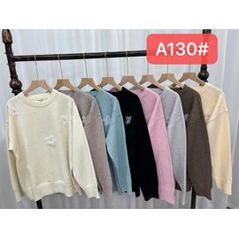 Фотография Свитер женский A130 mix р.50-54 "FLORA" недорого оптом от прямого поставщика