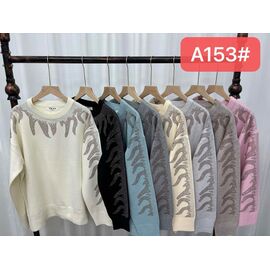 Фотография Свитер женский A153 mix р.50-54 "FLORA" недорого оптом от прямого поставщика