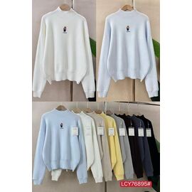 Фотография Свитер женский LC76795-2 mix р.46-50 "FLORA" недорого оптом от прямого поставщика