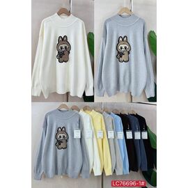 Фотография Свитер женский LC76892-1 mix р.46-50 "FLORA" недорого оптом от прямого поставщика