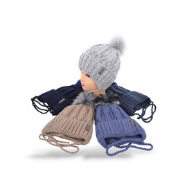 Фотография Шапка детская зимняя на мальчика WU001-2 на флісі mix р.50-54 "Angelica" недорого оптом от прямого поставщика