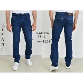 Фотография Джинсы мужские 356D blue р.34-44 "God Baron" недорого оптом от прямого поставщика