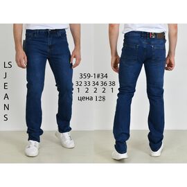 Фотография Джинсы мужские 359-1 blue р.32-38 "God Baron" недорого оптом от прямого поставщика