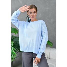 Фотография Свитер женский 10245 l.blue р.one size "Karon" недорого оптом от прямого поставщика