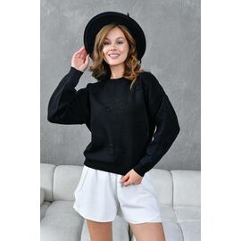 Фотография Свитер женский 10913 black р.42-46 "Karon" недорого оптом от прямого поставщика