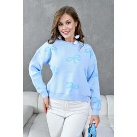 Фотография Свитер женский 10913 l.blue р.42-46 "Karon" недорого оптом от прямого поставщика