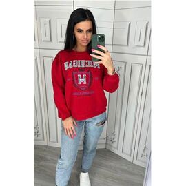 Фотография Свитер женский 5120 red р.S-L "Karon" недорого оптом от прямого поставщика