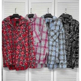 Фотография Рубашка женская 619 black р.S-L "Karon" недорого оптом от прямого поставщика