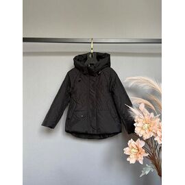 Куртка дитяча демісезонна на дівчинку 857 black р.92-116 "Delfinka" недорого оптом від прямого постачальника