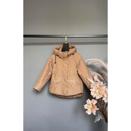 Куртка дитяча демісезонна на дівчинку 857 d.beige р.92-116 "Delfinka" недорого оптом від прямого постачальника