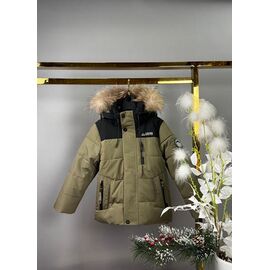 Фотография Курка детская зимняя на мальчика A593 mint р.104-128 "Delfinka" недорого оптом от прямого поставщика