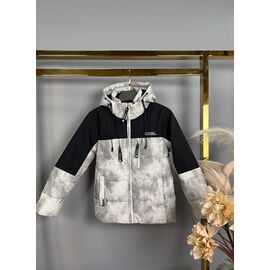 Фотография Куртка детская демисезонная на мальчика B50 l.grey р.122-146 "Delfinka" недорого оптом от прямого поставщика