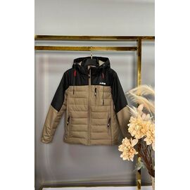 Фотография Куртка детская демисезонная на мальчика WK17 beige р.140-164 "Delfinka" недорого оптом от прямого поставщика