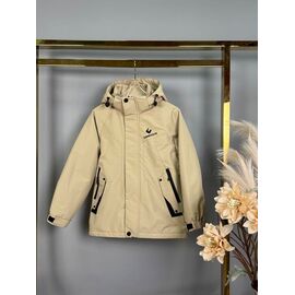 Фотография Куртка детская демисезонная на мальчика YY105 beige р.128-152 "Delfinka" недорого оптом от прямого поставщика