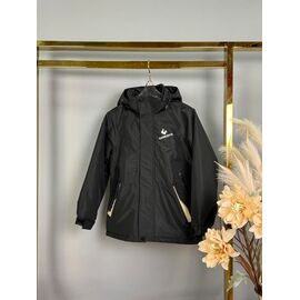 Фотография Куртка детская демисезонная на мальчика YY105 black р.128-152 "Delfinka" недорого оптом от прямого поставщика