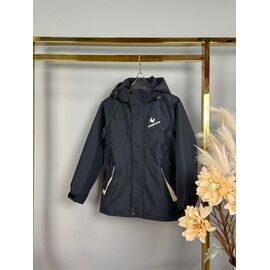 Фотография Куртка детская демисезонная на мальчика YY105 navy р.128-152 "Delfinka" недорого оптом от прямого поставщика