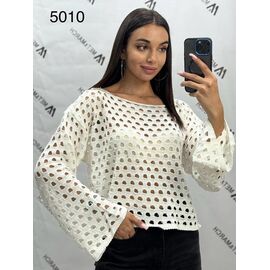 Светр жіночий 5010 white р.one size "Met&March" недорого оптом від прямого постачальника