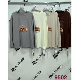 Фотография Свитер женский 9502 d.grey р.one size "Met&March" недорого оптом от прямого поставщика