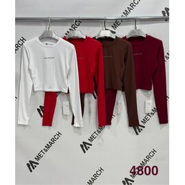 Фотография Топ женский 4800 white р.XS-L "Met&March" недорого оптом от прямого поставщика