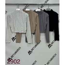 Фотография Топ женский 2802 black р.one size "Met&March" недорого оптом от прямого поставщика