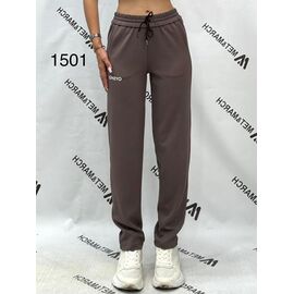 Фотография Штаны спортивные женские 1501 brown р.S-L "Met&March" недорого оптом от прямого поставщика