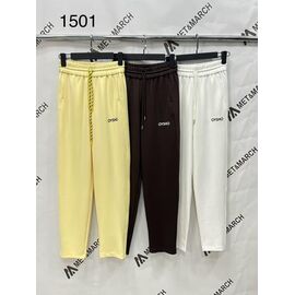 Фотография Штаны спортивные женские 1501 d.brown р.S-L "Met&March" недорого оптом от прямого поставщика