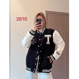 Фотография Куртка женская демисезонная 2610 black-white р.S-XL "FSN" недорого оптом от прямого поставщика