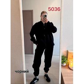 Костюм спортивний жіночий 5036 black р.52-58 "FSN" недорого оптом від прямого постачальника
