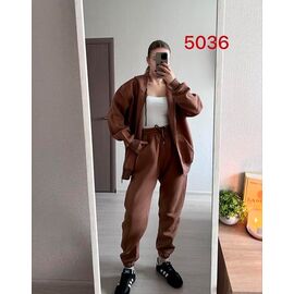 Костюм спортивний жіночий 5036 brown р.52-58 "FSN" недорого оптом від прямого постачальника