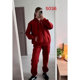Костюм спортивний жіночий 5036 red р.52-58 "FSN" недорого оптом від прямого постачальника