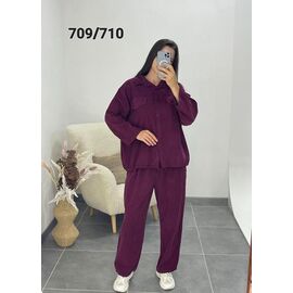 Костюм жіночий 709-710 purple р.52-56 "FSN" недорого оптом від прямого постачальника