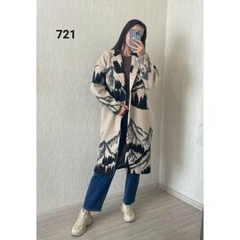 Пальто жіноче 721 beige р.46-52 "FSN" недорого оптом від прямого постачальника