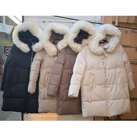 Куртка жіноча зимова 2366 l.beige р.M-2XL "Dorimodes" недорого оптом від прямого постачальника