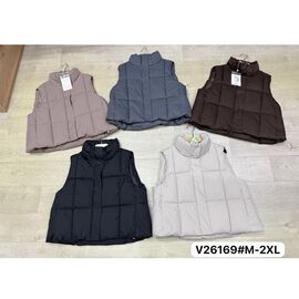 Жилетка жіноча 26169 blue р.M-2XL "Dorimodes" недорого оптом від прямого постачальника