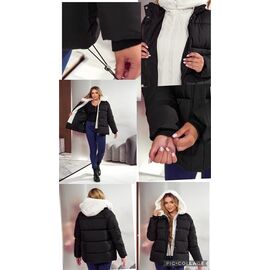 Куртка жіноча зимова 718 black р.M-2XL "Dorimodes" недорого оптом від прямого постачальника