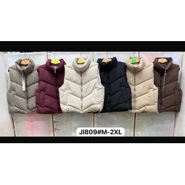 Жилетка жіноча 809 l.beige р.M-2XL "Dorimodes" недорого оптом від прямого постачальника