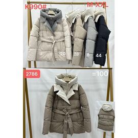 Фотография Куртка женская зимняя 990-20 l.beige р.46-52 "Dorimodes" недорого оптом от прямого поставщика