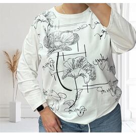 Фотография Свитер женский 27079 white р.50-56 "PULSE" недорого оптом от прямого поставщика