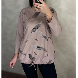 Светр жіночий 27081 beige р.52-56 "PULSE" недорого оптом від прямого постачальника