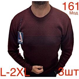Светр чоловічий 161 wine р.L-2XL "EMRE" недорого оптом від прямого постачальника